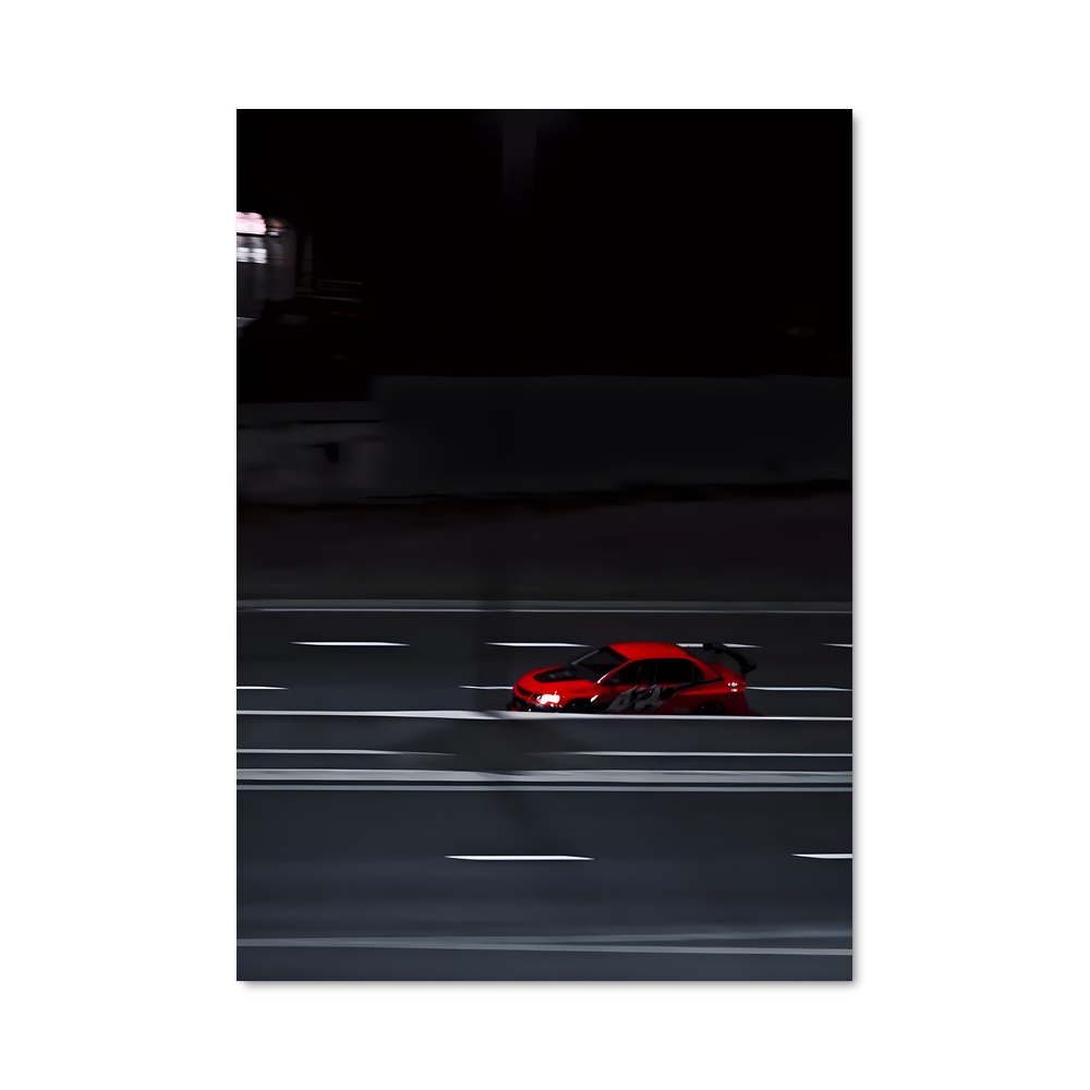 Poster Impressionnante Lancer Evolution VIII
